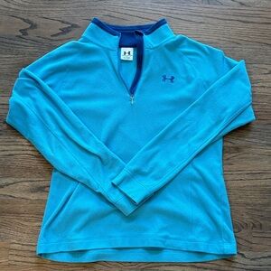 Under Armour Teal Quarter-Zip Fleece